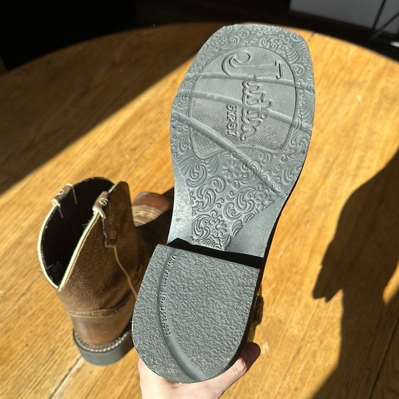 Justin Boots Brown Heeled Boots (Midi boots) - Picture 9 of 15